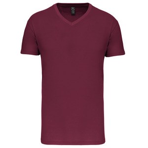 Kariban K3028IC - Men's BIO150IC V-neck t-shirt Wine