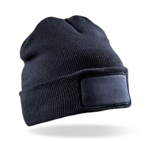 Result RC027 - Double knit printable beanie Navy