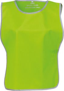 Yoko YHVJ259 - Hi Vis Reflective Border Tabard Lime