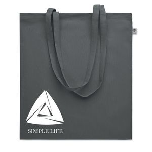 GiftRetail MO6711 - ONEL Organic Cotton shopping bag Dark Grey