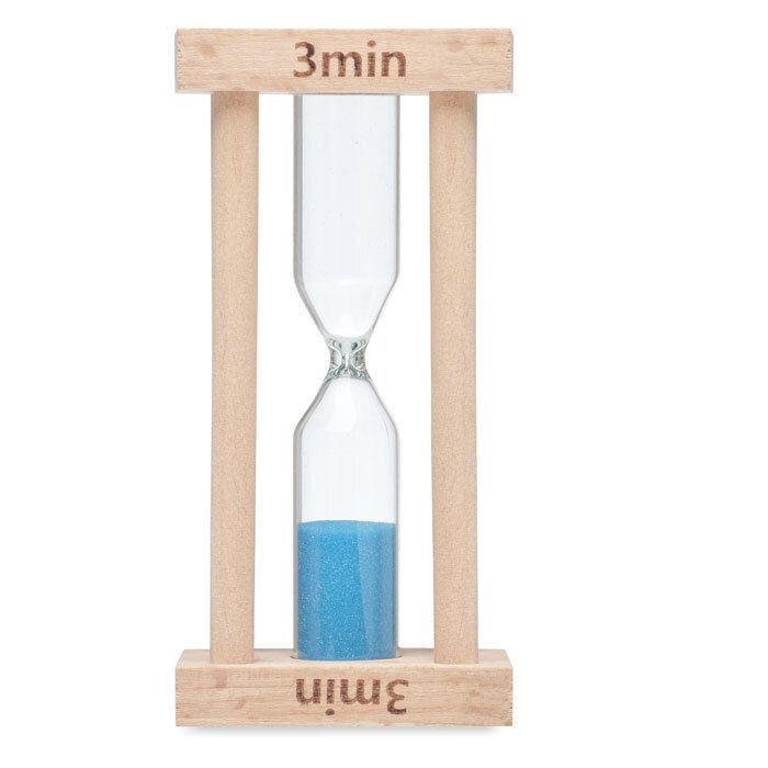 GiftRetail MO6902 - CI Wooden sand timer 3 minutes