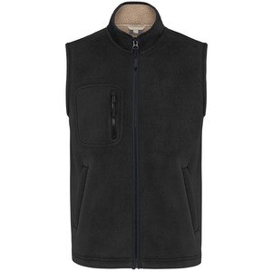 WK. Designed To Work WK610 - Unisex fleece bodywarmer with sherpa inner