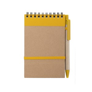 Makito 3190 - Notebook Ecocard Yellow