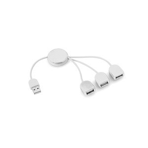 Makito 3899 - USB Hub Pod White