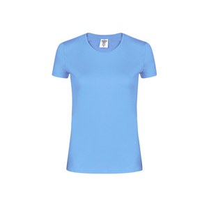 KEYA 5870 - Women Colour T-Shirt WCS180 Light Blue