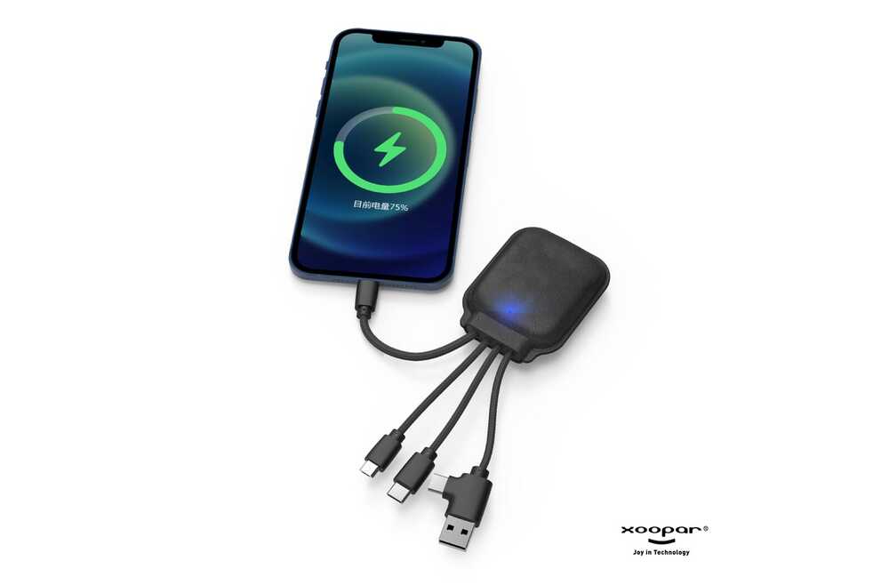 Intraco LT41014 - 4001 | Xoopar Iné Gamma Charging cable with NFC and 3.000mAh Powerbank