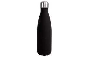 Inside Out LT52022 - Sagaform Nils Steel Bottle Rubber 500ml Black