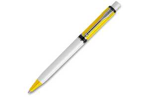 TopPoint LT87530 - Ball pen Raja Colour hardcolour Yellow / White