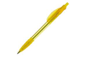 TopPoint LT87626 - Cosmo ball pen transparent rubber grip transparent yellow