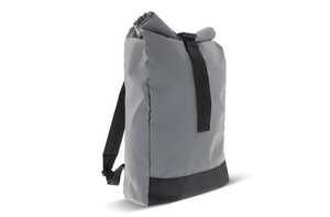 TopPoint LT95262 - Reflective roll top backpack 26x13x50cm Grey