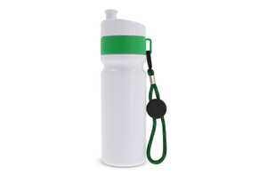 TopPoint LT98736 - Sports bottle with edge and cord 750ml White/Green