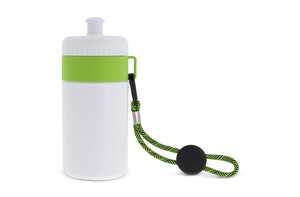 TopPoint LT98785 - Sports bottle with edge and cord 500ml White / Light green