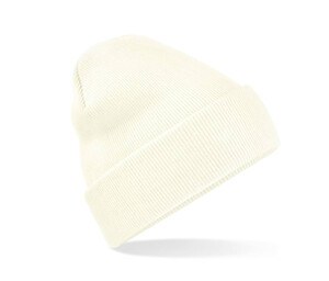 Beechfield BF045 - Beanie with Flap Soft White