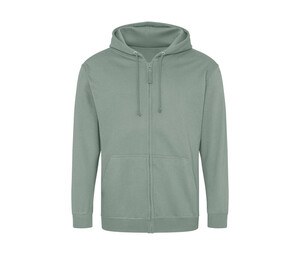 AWDIS JH050 - Zipped sweatshirt Dusty Green