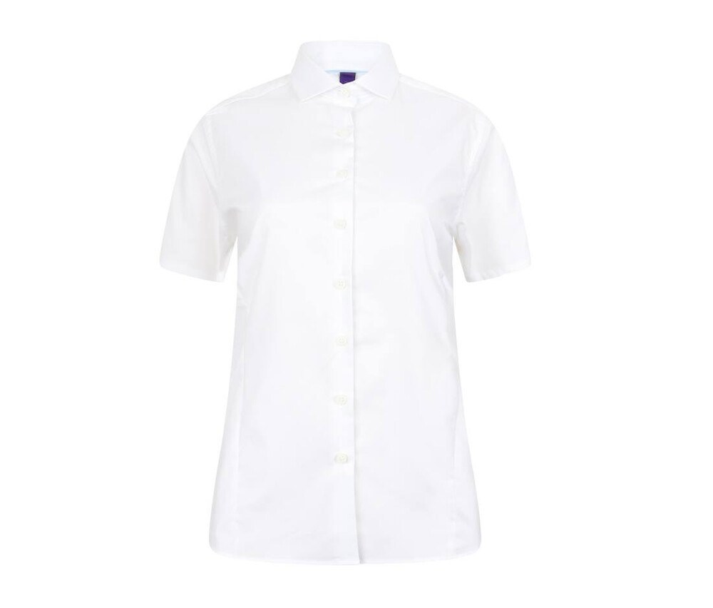 HENBURY HY538 - LADIES SHORT SLEEVED STRETCH SHIRT