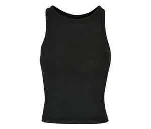 BUILD YOUR BRAND BY208 - LADIES RACER BACK TOP Black