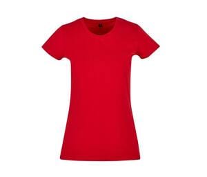 BUILD YOUR BRAND BYB012 - LADIES BASIC TEE City Red