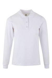 Mukua PL200WW - LONG-SLEEVE WOMAN POLO White