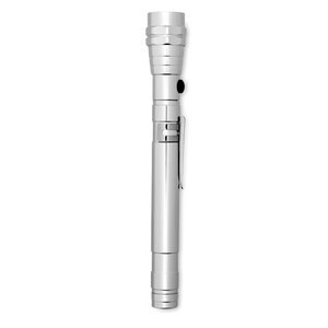 GiftRetail MO8621 - STRECH-TORCH Extendable torch Silver