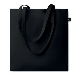 GiftRetail MO2098 - OSOLE COLOUR Fairtrade shopping bag140gr/m² Black