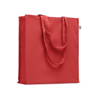 GiftRetail MO2197 - BENTE COLOUR Organic cotton shopping bag Red