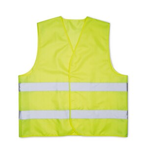 GiftRetail MO2243 - VISICOAT Knitted material waistcoat Yellow