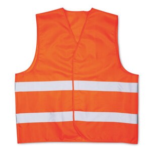 GiftRetail MO2243 - VISICOAT Knitted material waistcoat Orange