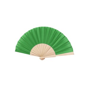 EgotierPro 28500 - 23 cm Wooden and Polyester Fan WOOD