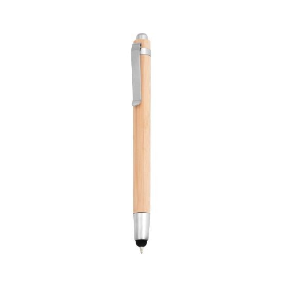 EgotierPro 33517 - Bamboo Metal Pen with Touch Pointer BAMBOO
