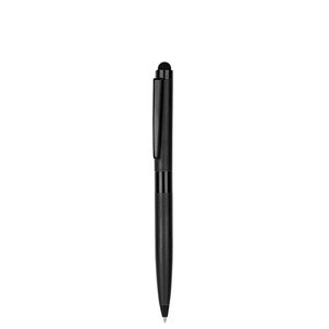 EgotierPro 38513 - Black Metal Ballpoint Pen with Pointer FRAC Black