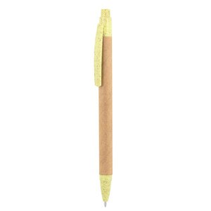 EgotierPro 39015 - Eco-Friendly Cardboard and Wheat Fiber Pen HILL Green