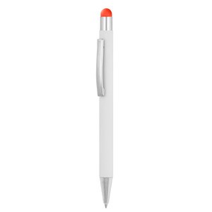 EgotierPro 39049 - Aluminum Pen with Rubber Finish & Laser-Compatible DATA Red