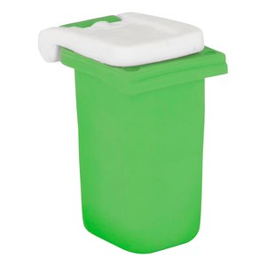 EgotierPro 50071 - Colorful Garbage Bin-Shaped Eraser CONTAINER