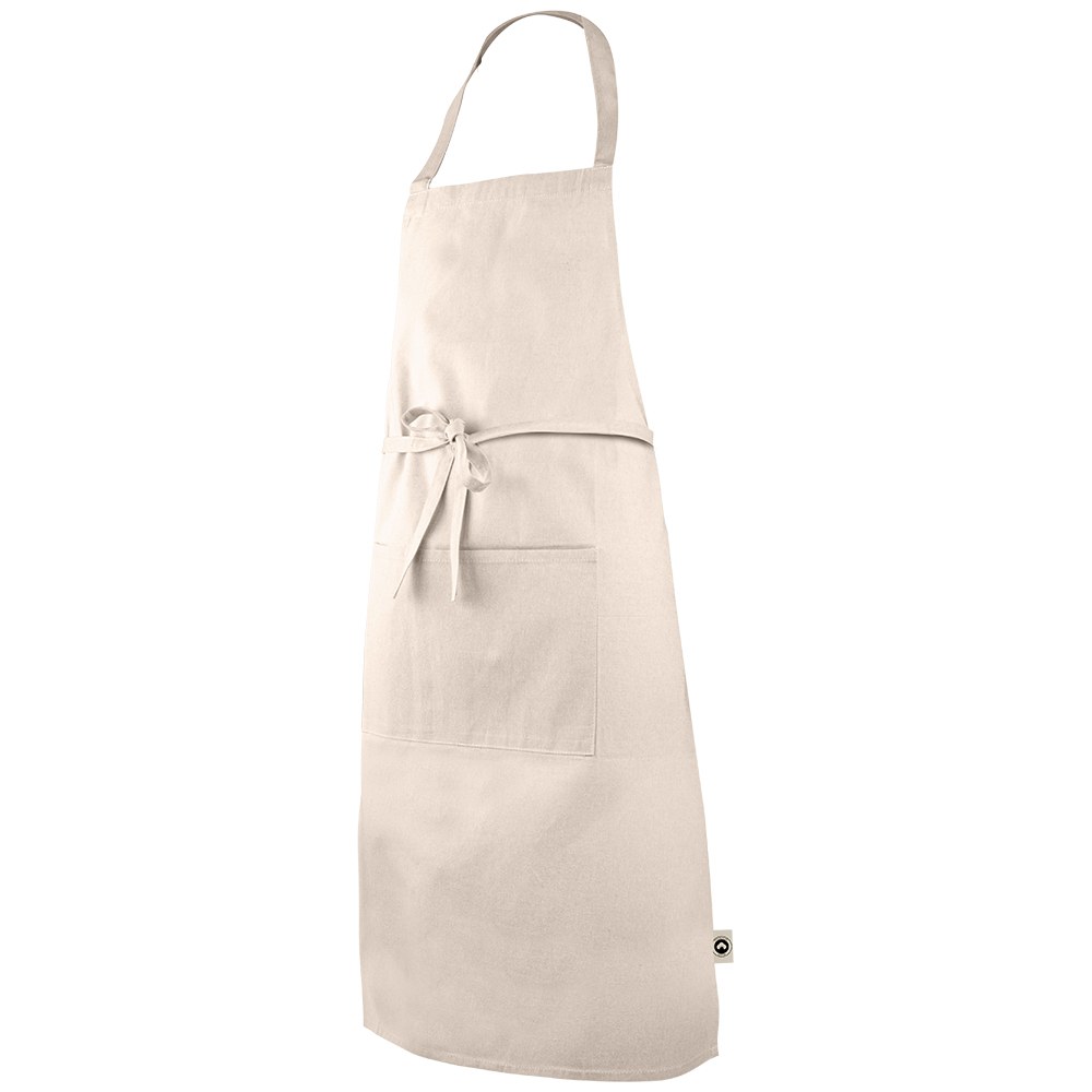 EgotierPro 50546 - Recycled Cotton Apron, 140gr/m2 WATERFALL