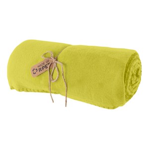 EgotierPro 50650 - Polar Fleece Blanket, 160x120cm, 30% RPET Green