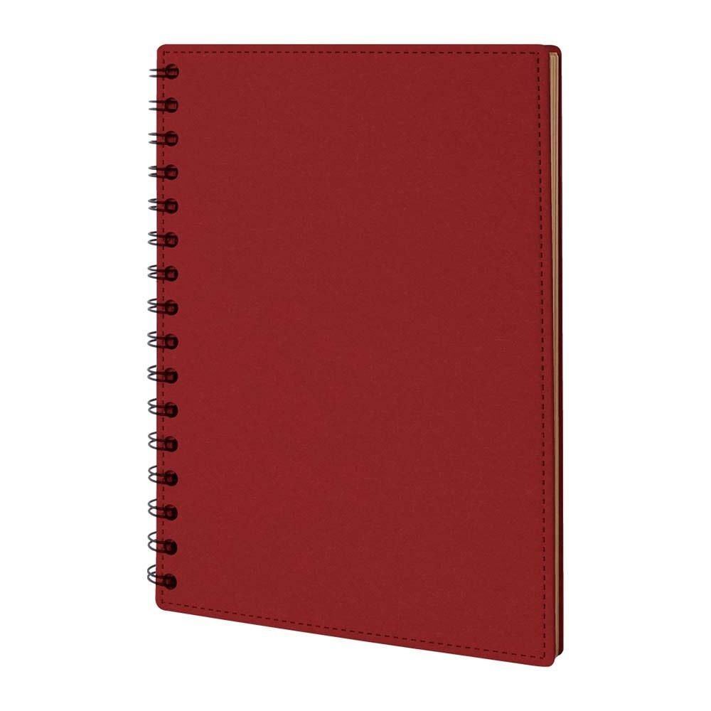 EgotierPro 50675 - Recycled Cardboard Notebook, 60 Lined Sheets CASEN