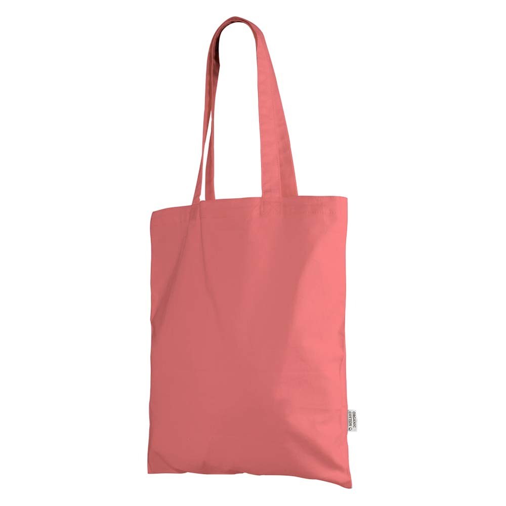 EgotierPro 52043 - Organic Cotton Bag with Long Handles COLORS