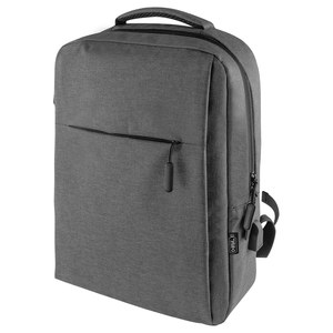 EgotierPro 52528 - RPET Polyester Backpack with USB Port