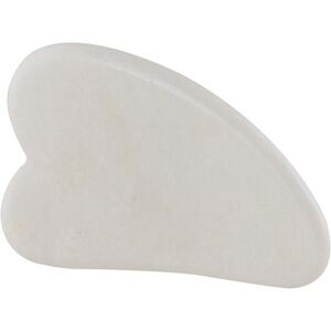 EgotierPro 53033 - Facial Gua Sha Massage Tool for Skin Rejuvenation and Relaxation White