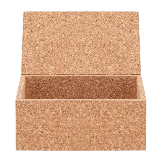 EgotierPro 53545 - Cork Storage Box with Cap, Small GORI