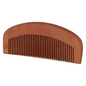 EgotierPro 53556 - FSC Certified Beech Wood Hair Comb LANAI