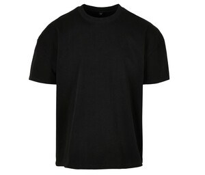 BUILD YOUR BRAND BY163 - ULTRA HEAVY COTTON BOX TEE Black