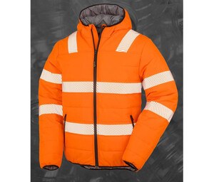 Result RS500X - High visibility jacket in recycled polyester Fluo Orange