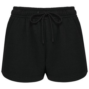 Kariban K799 - Ladies eco-friendly french terry shorts Black