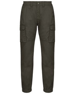 WK. Designed To Work WK711 - Unisex trousers with elasticated bottom leg Dark Khaki