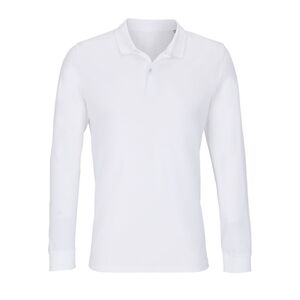 SOL'S 04241 - PLANET LSL Unisex Long Sleeve Polo Shirt White