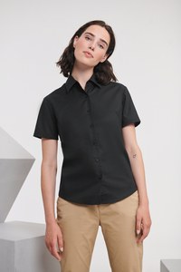 Russell Collection RU933F - Ladies Short Sleeve Easy Care Oxford Shirt