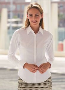 Fruit of the Loom SS001 - Lady-fit Oxford long sleeve shirt