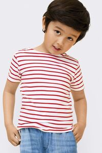 SOLS 01400 - MILES KIDS Kids Round Neck Striped T Shirt