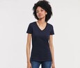 RUSSELL RU103F - Women's organic V-neck t-shirt